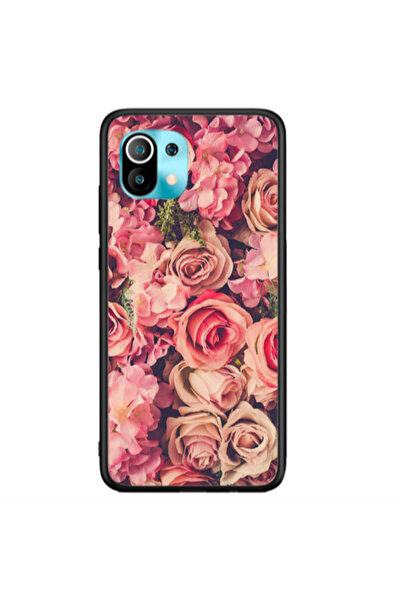 Other Xiaomi Mi 11 Bud Roses Black Glossy Θήκη