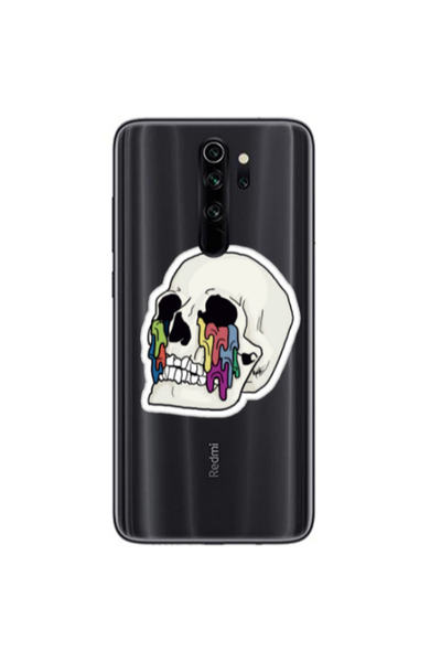 Other Xiaomi Redmi Note 8 Pro Skull Transparent Silicone TPU Θήκη