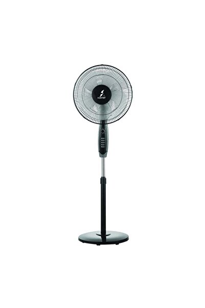 YTE 16'' 60 w 5 Kanatlı 3 Kademeli Ayaklı Vantilatör Siyah