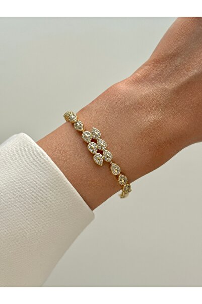 YOUES JEWELRY CM Lux Premium Jeweler Model Bracelet Colorfast Women's Bracelet