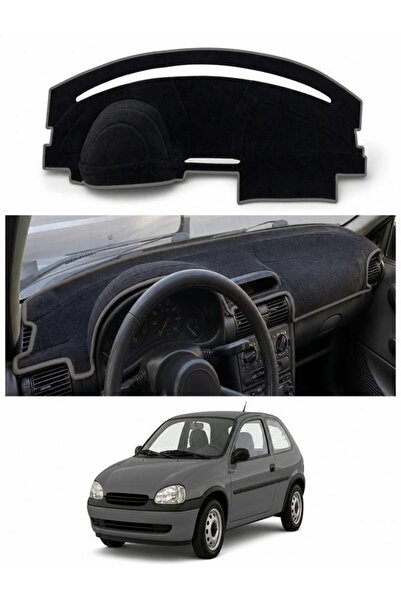 e-biz Opel Corsa B (1993-2000) Uyumlu Torpido Koruma Örtüsü Oto Kılıfı Siyah ...