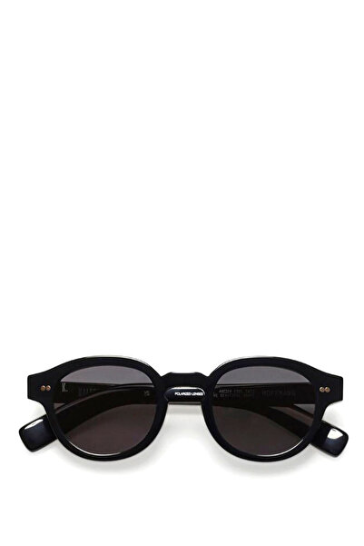 Kaleos Hoffman Black Acetate Unisex Sunglasses