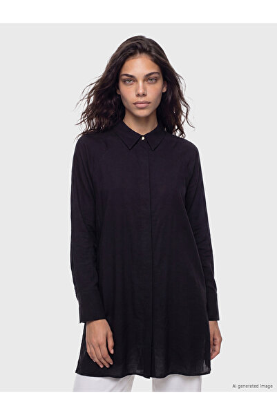 LC Waikiki Rmz Gi̇yi̇m Farkiyla Relaxed Fit Women's Shirt Tunic