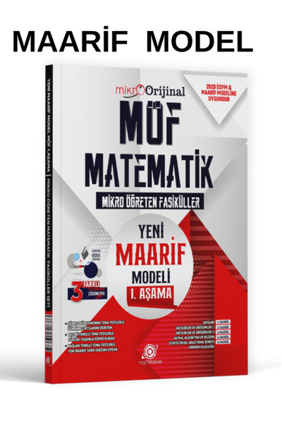 Orijinal Yayınları 2028 Model Mikro Orijinal TYT Matematik MÖF Konu Anlatımlı...