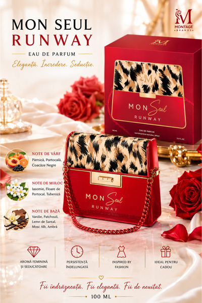 Montage Brands Parfum Damă Mon Seul Runway 100 ml – Eleganță, Stil și Seducți...