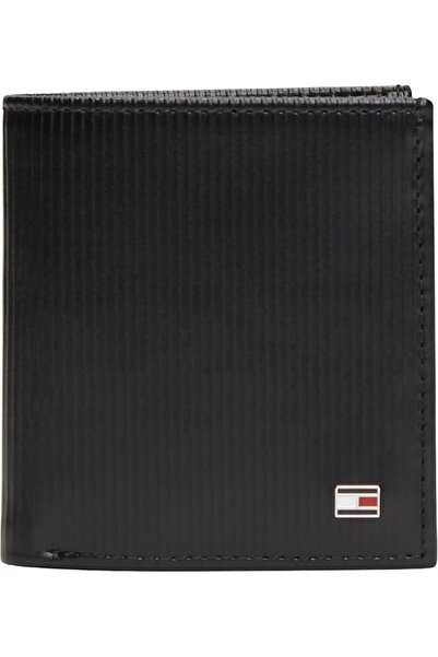 Tommy Hilfiger TH FLAG TRIFOLD Erkek Cüzdan, siyah