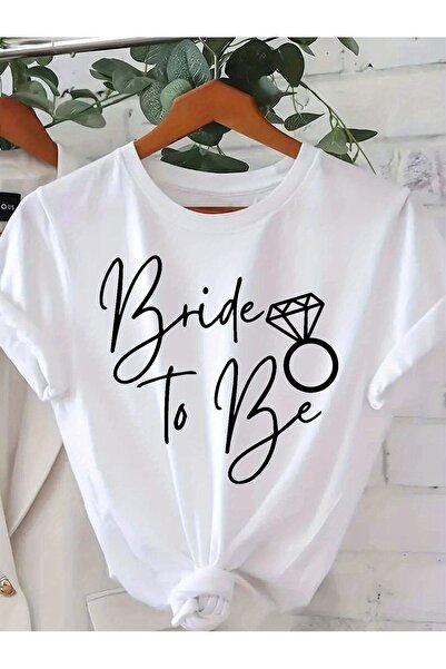 17TAKI 1pc Precious Bride White T-shirt | 100% Pure, Crew Neck, Casual Style,...