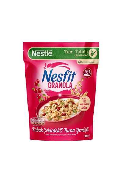 Nesfit Kabak Çekirdekli Turna Yemişli Granola 300 G (6'li Paket)