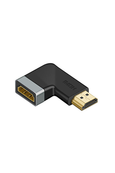 silabor 8K HDMI 2.1 Female to Female Adapter Straight through Connector, 90 °...