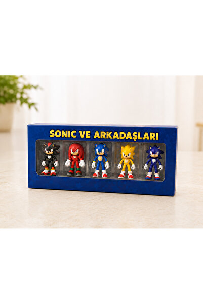 Toyzoy Toys Kirpi Sonic ve Arkadaşları 5'li figür seti & Kaliteli Eğlenceli