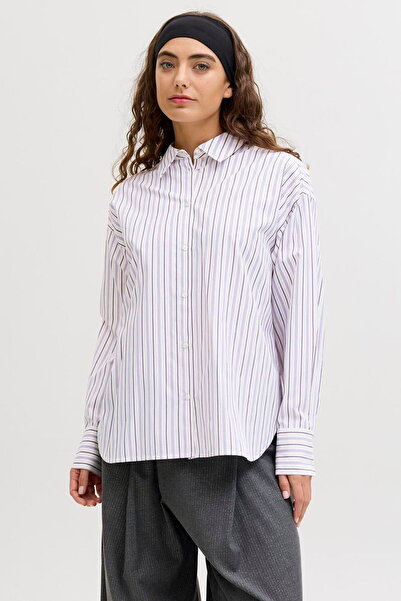 Jack & Jones Γυναικείο μακρυμάνικο πουκάμισο σε oversized γραμμή - Zola