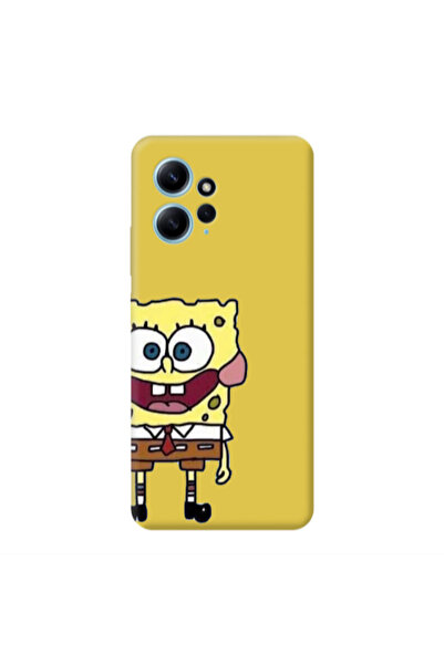 Other Xiaomi Redmi Note 12 4G Spong 2 Yellow Colored Silicone TPU Θήκη