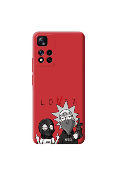 Other Xiaomi Redmi Note 11 Pro 5G Rick Loser Red Colored Silicone TPU Θήκη