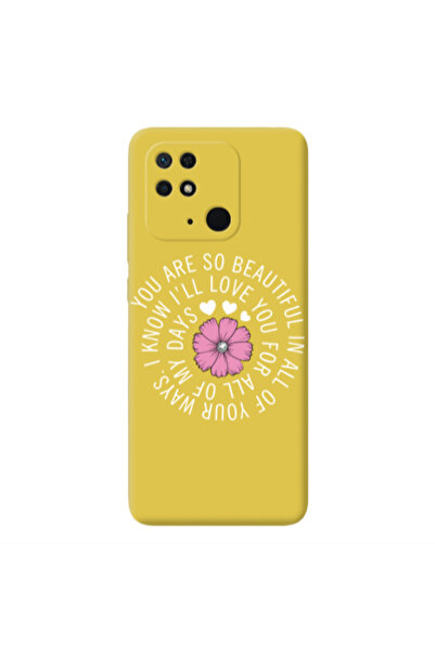 Other Xiaomi Redmi 10C Your Ways Yellow Colored Silicone TPU Θήκη