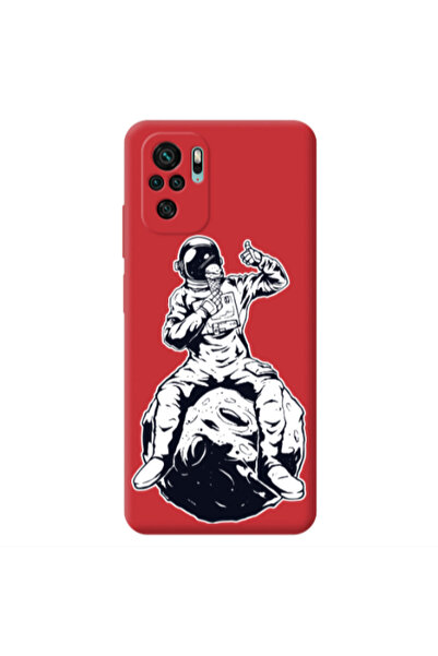 Other Xiaomi Redmi Note 10S ice cream in space Red Colored Silicone TPU Θήκη