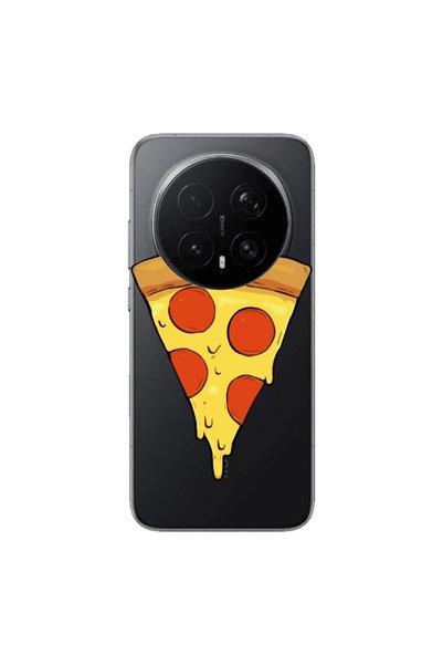 Other Honor Magic 8 Lite Pro Pizza Slice Transparent Silicone TPU Θήκη