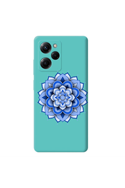 Other Xiaomi Poco X5 Pro Manadala D9 Turquoise Colored Silicone TPU Θήκη
