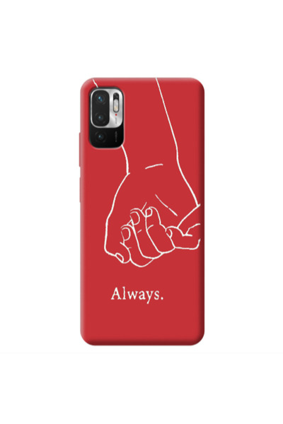 Other Xiaomi Redmi Note 10 Pro 5G Always Red Colored Silicone TPU Θήκη