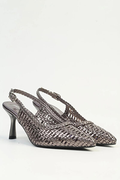 Pierre Cardin Open Back Very Comfortable Stylish Knitted Model Women's Heeled...