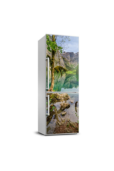 Decormat Autocolant pe frigider Lacul in munti 60 x 180 cm