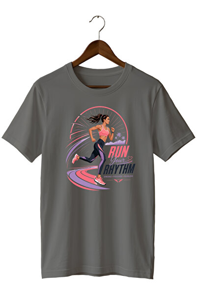 WİDİ Runner Printed Training T-Shirt Sports T-Shirt