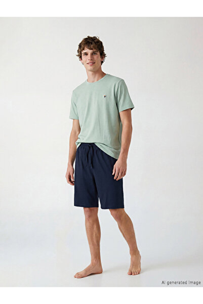 LC Waikiki Peak New Season Standard Fit Men's Shorts Pajama Set