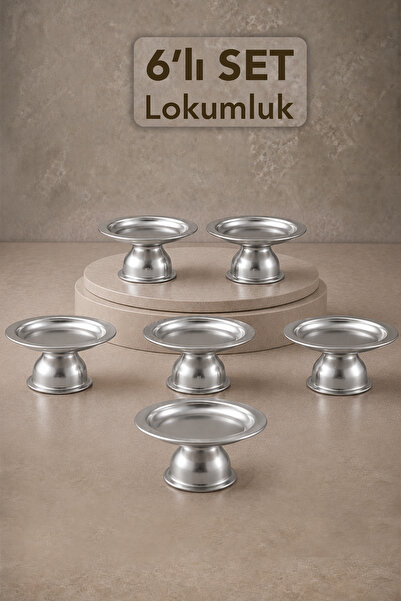 Meleni Home Set de 6 boluri decorative argintii pentru prezentare - Boluri pe...