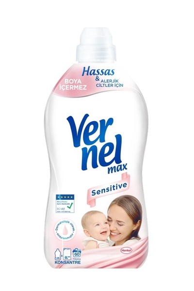 Vernel Sensivite Μαλακτικό Ρούχων 1440 ml