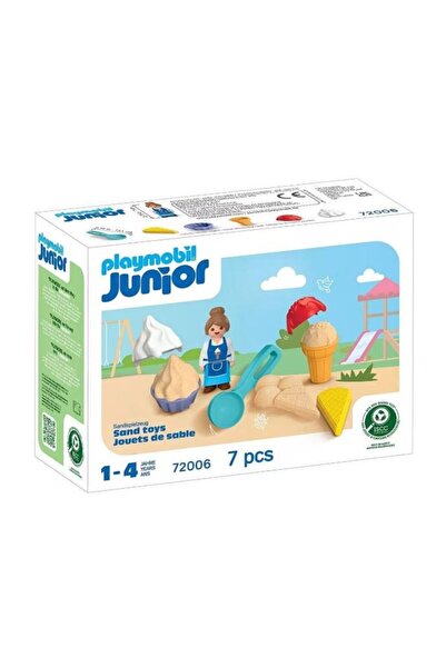 Playmobil Τζούνιορ: Παιχνίδια στην άμμο με τον ζαχαροπλάστη (72006)