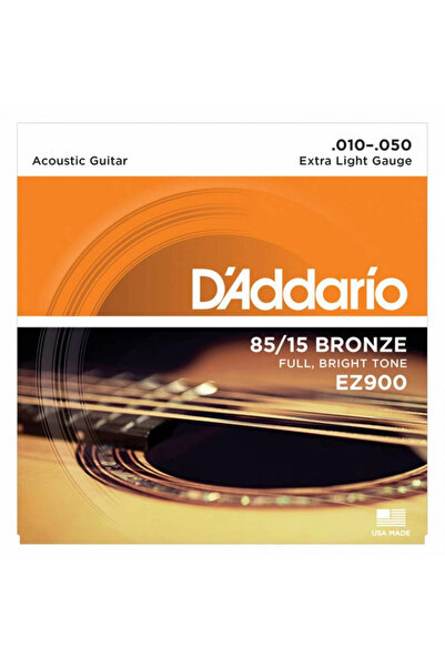 Daddario D'Addario EZ900 85/15 Bronze Akustik Gitar Teli (10-50)