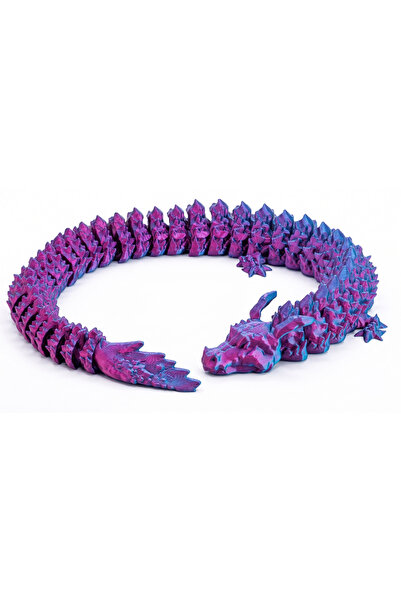 3D Dragon Articulat Premium, Jucărie Anti-Stres, Decor Birou, Flexibil