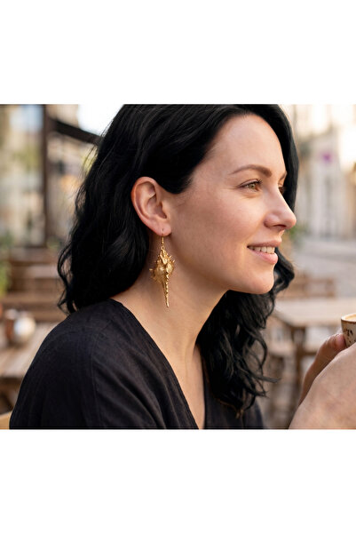 Retrovy Store Natural Sea Shell Inspired Earrings Collection