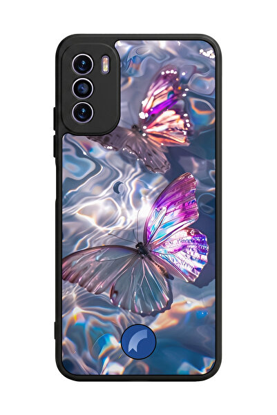 Reeder S19 Max Pro S Uyumlu Kristal Kelebek Rüyası Desenli Parlak Baskılı Kam...