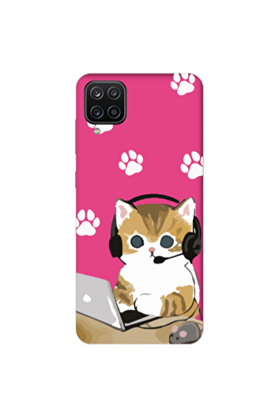 Other Samsung A12 Call Center Fuchsia Colored Silicone TPU Θήκη