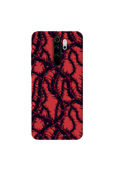 Other Xiaomi Redmi Note 8 Pro Prickly ivy Red Colored Silicone TPU Θήκη