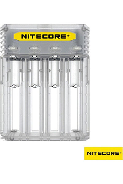 Nitecore Φορτιστής Q4 για 4 μπαταρίες Li-ion μεγέθους 18650/16340/26650/14500...