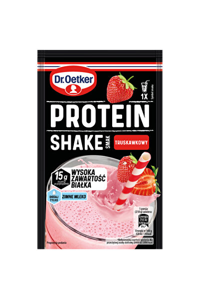 Dr. Oetker Protein Shake gust capsuni 18 g