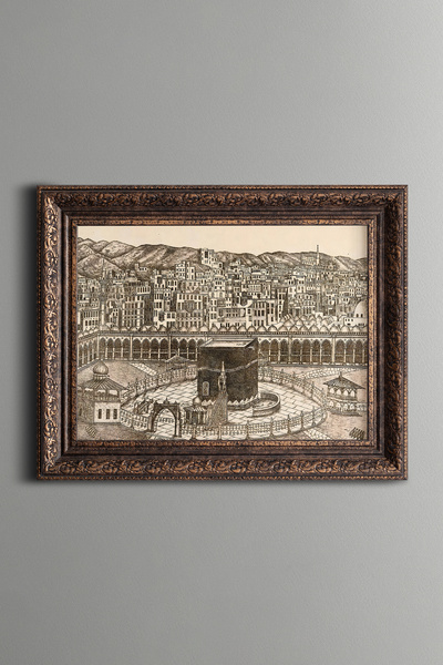 epiqart رسم كابي - لوحة بنمط عتيق - نموذج سميك