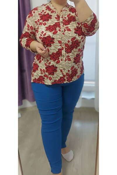 Sienna Fashion Camasa cu flori marime mare