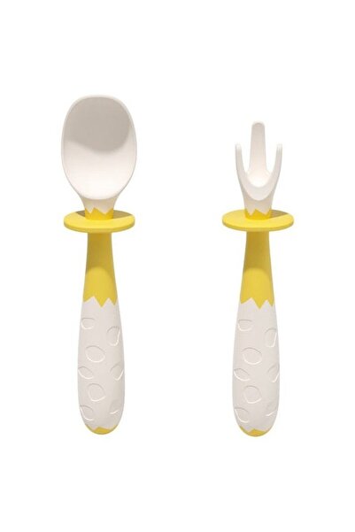 Mideer Bendable Cutlery For Kids - Yellow