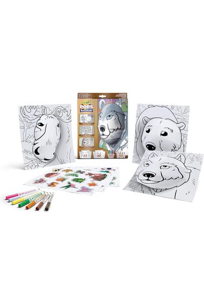 Crayola مجموعة تلوين ثلاثية الأبعاد من بوبس ويلدرنس |   إبداعات فنية ثلاثية ا...