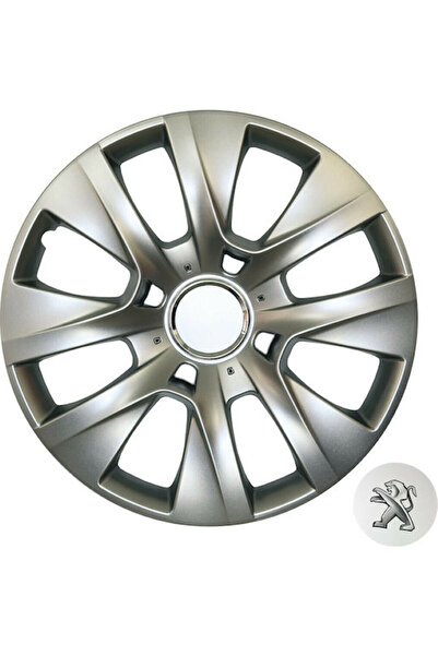 Other Κροατία Σετ Τάσμων Τροχών Αυτοκινήτου Peugeot 208 με Έμβλημα Peugeot 15...