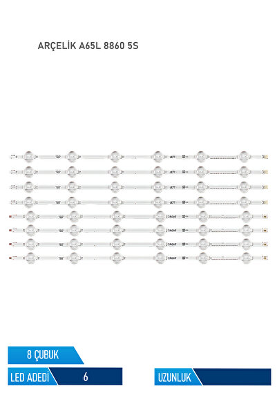 Arçelik Arcelik A65L 8860 5S 8 Parca 65 inc Tv Led Bar