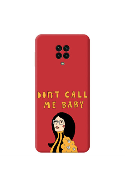 Other Xiaomi Redmi Note 9 Pro Call me baby Red Colored Silicone TPU Θήκη