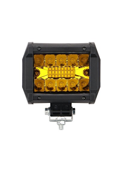 Choice1 YELLOW 1PCS 12v Offroad Spot Flood Combo Work Light LED Light Bar Sup...