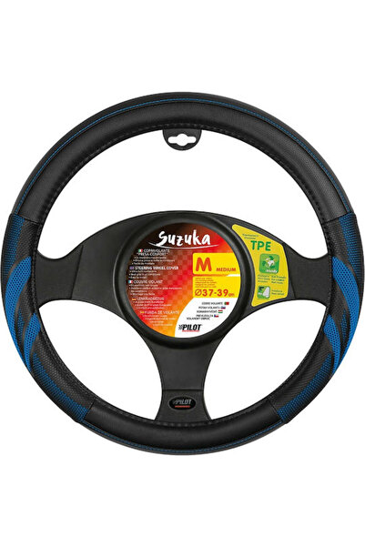 Lampa Car Steering Wheel Cover Suzuka with Diameter 37-39cm made of Leatheret...