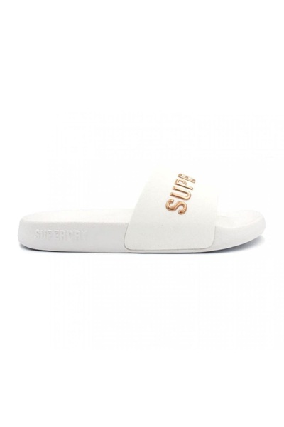 SUPERDRY Core Logo Vegan Σανδάλια σε Λευκό Χρώμα WF310185A 8QB