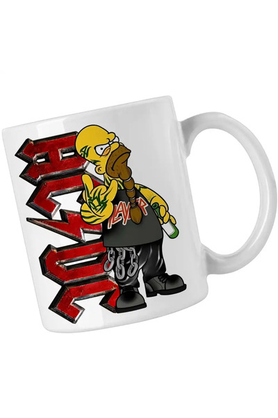 OEM Cana AC/DC The Simpsons Homer ACDC Merch