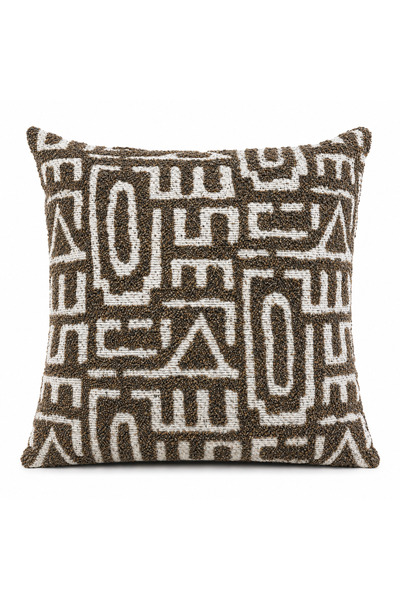NURHAN HOME COLLECTION Sahara Patterned Throw Pillow Cover - Textured Fabric ...