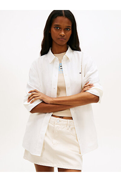 Tommy Hilfiger TJW RLX LINEN SHIRT, YBL